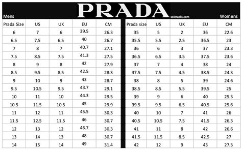 prada skirt size chart